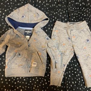 Osh kosh matching track suit